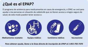 Emergency Prescription Assistance Program and Medical Equipment in a Disaster Area - Spanish1